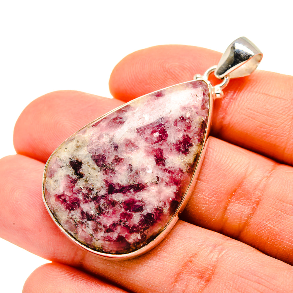 Lepidolite Pendants handcrafted by Ana Silver Co - PD753107