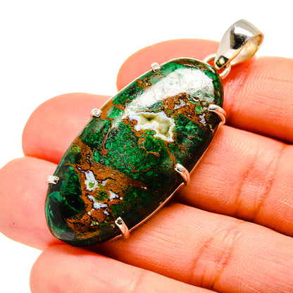 Chrysocolla Pendants handcrafted by Ana Silver Co - PD753109