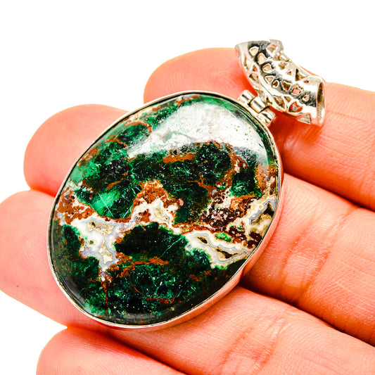 Chrysocolla Pendants handcrafted by Ana Silver Co - PD753111