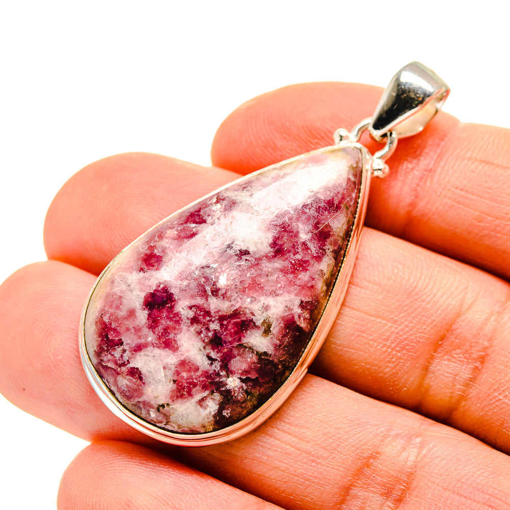 Lepidolite Pendants handcrafted by Ana Silver Co - PD753215