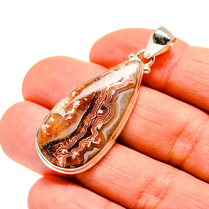 Crazy Lace Agate Pendants handcrafted by Ana Silver Co - PD753233
