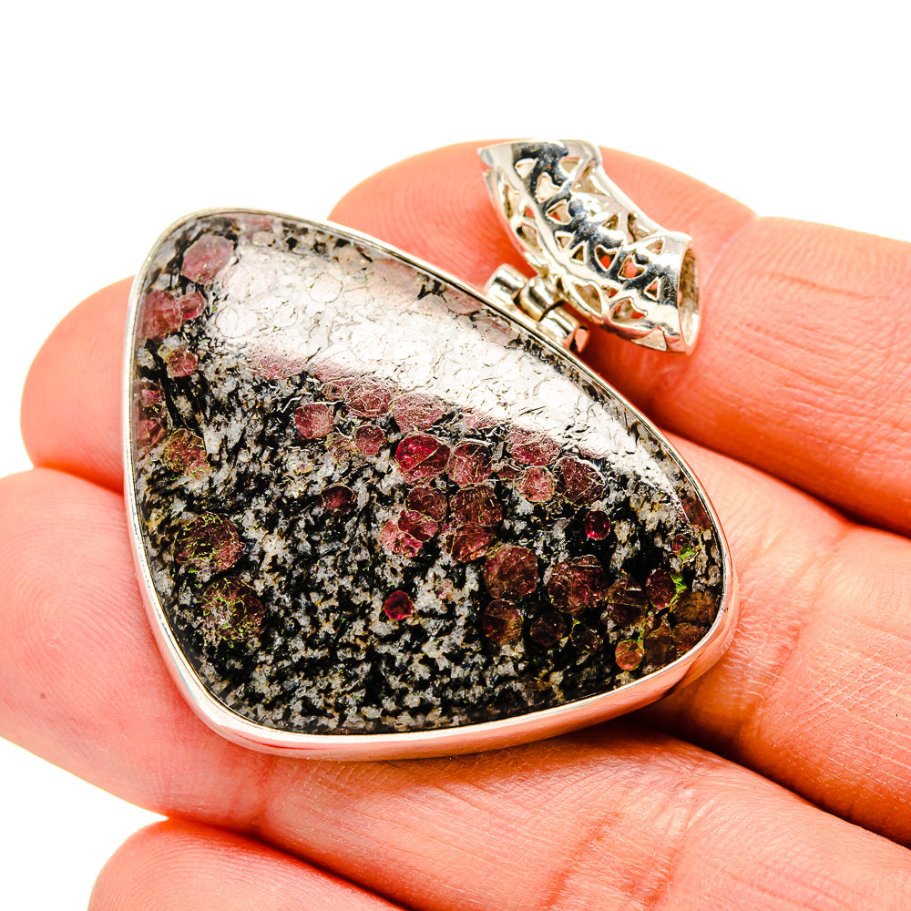 Russian Eudialyte Pendants handcrafted by Ana Silver Co - PD753246