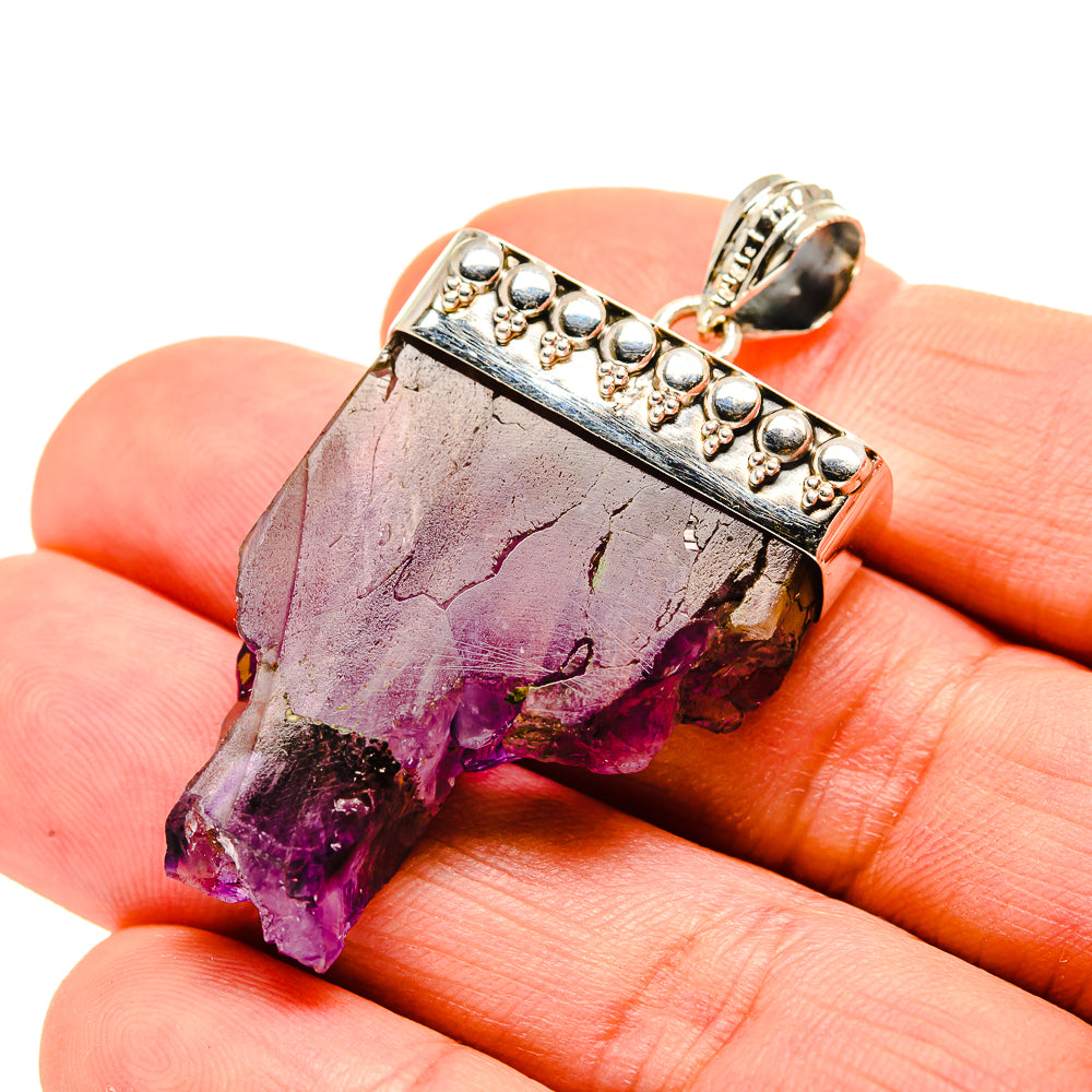 Amethyst Stalactite Pendants handcrafted by Ana Silver Co - PD753254