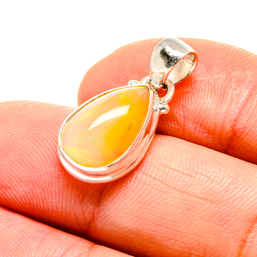 Ethiopian Opal Pendants handcrafted by Ana Silver Co - PD753288