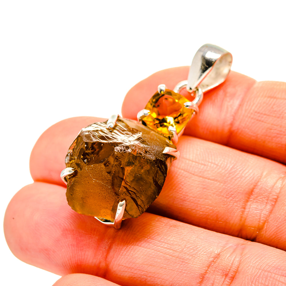 Citrine Pendants handcrafted by Ana Silver Co - PD753309