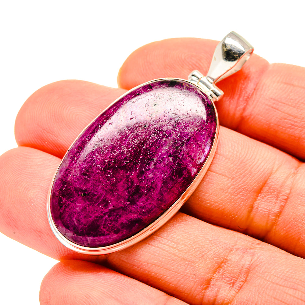 Ruby Fuchsite Pendants handcrafted by Ana Silver Co - PD753336