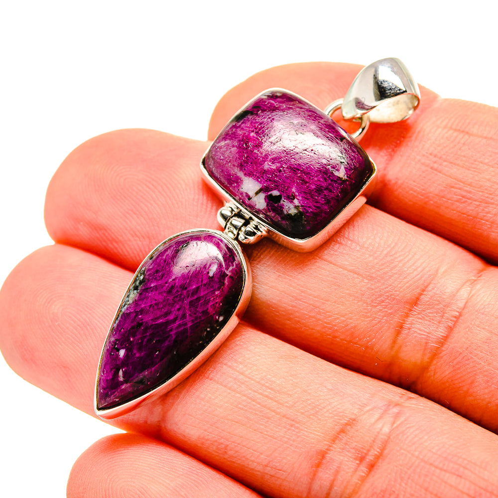 Ruby Fuchsite Pendants handcrafted by Ana Silver Co - PD753337