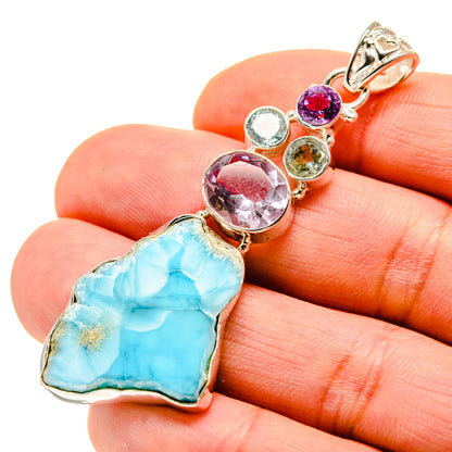 Larimar Pendants handcrafted by Ana Silver Co - PD753357