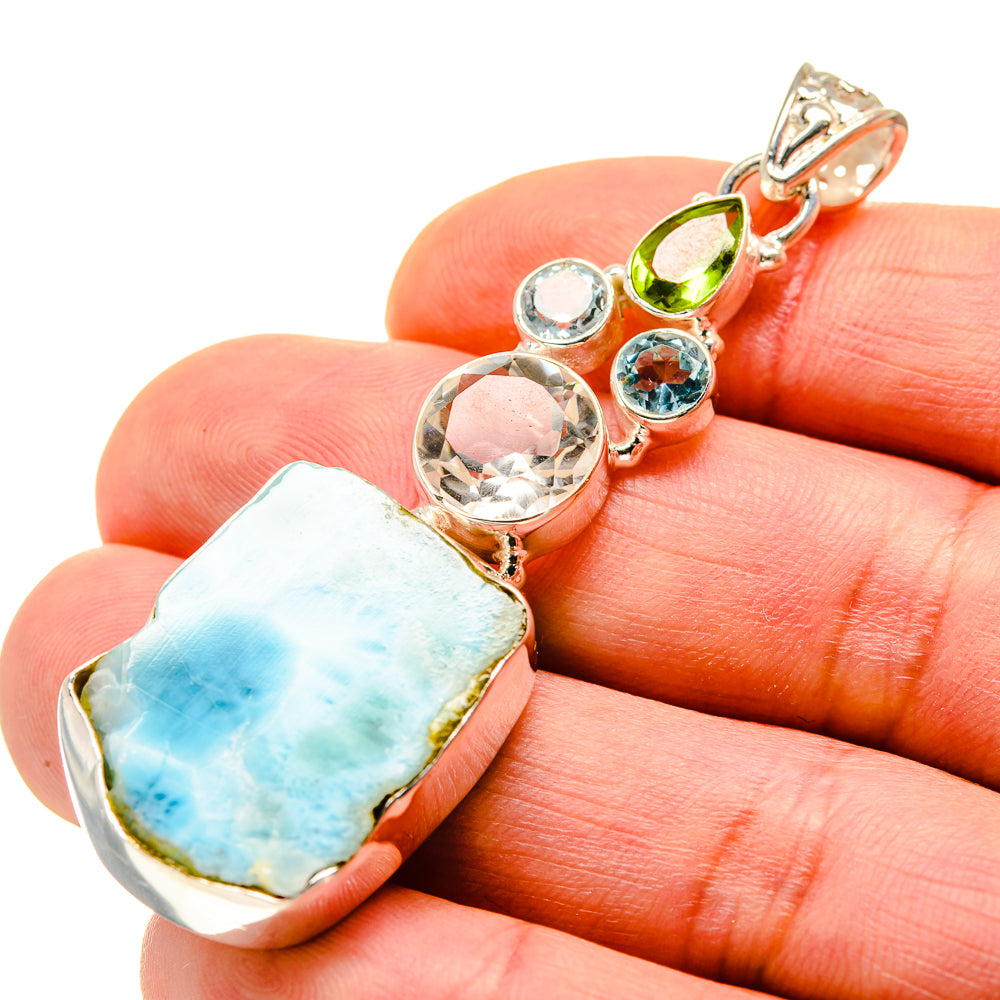 Larimar Pendants handcrafted by Ana Silver Co - PD753358