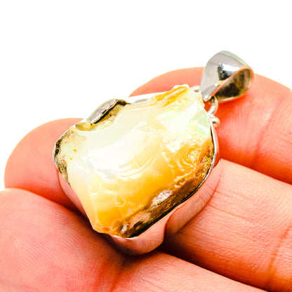 Ethiopian Opal Pendants handcrafted by Ana Silver Co - PD753367