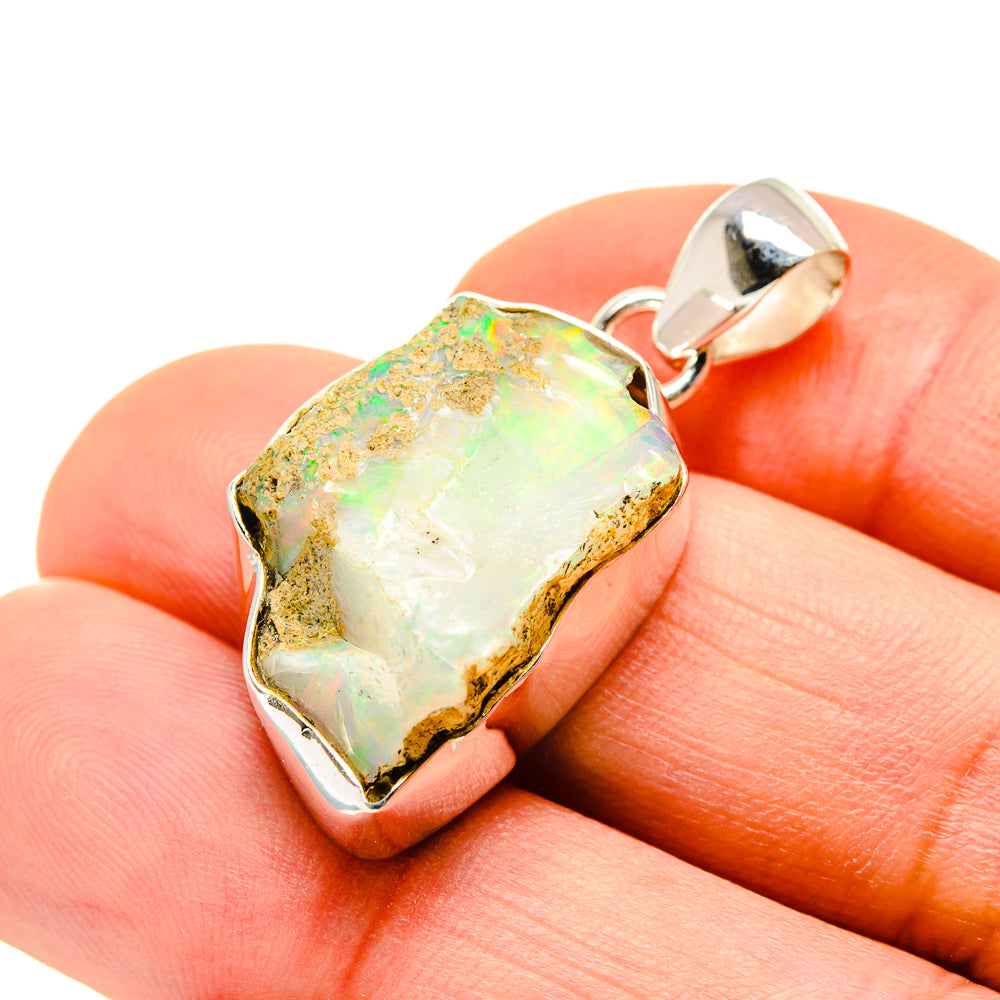 Ethiopian Opal Pendants handcrafted by Ana Silver Co - PD753368