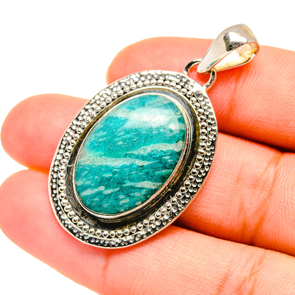 Amazonite Pendants handcrafted by Ana Silver Co - PD7534
