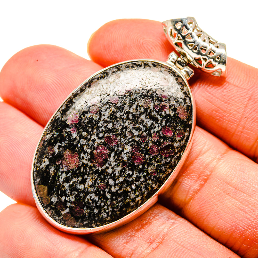 Russian Eudialyte Pendants handcrafted by Ana Silver Co - PD753409