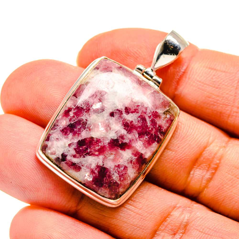 Lepidolite Pendants handcrafted by Ana Silver Co - PD753417