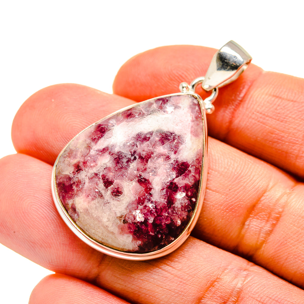 Lepidolite Pendants handcrafted by Ana Silver Co - PD753418