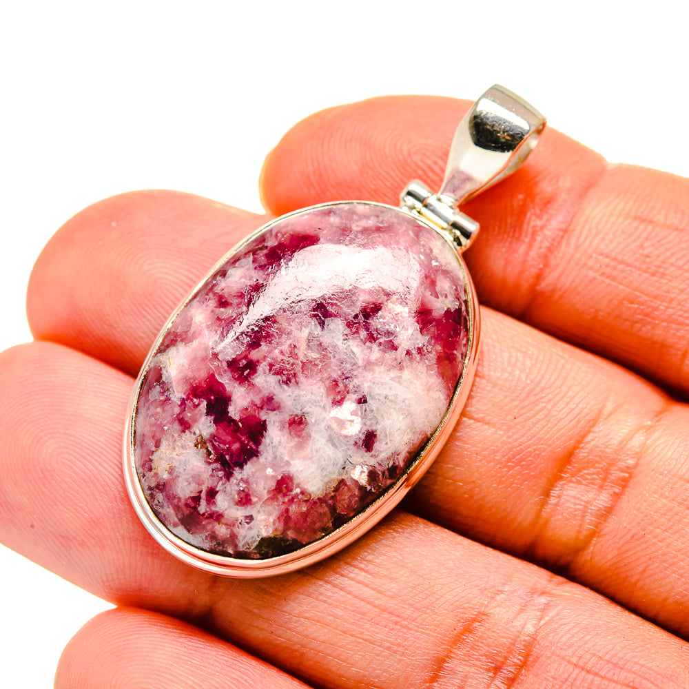Lepidolite Pendants handcrafted by Ana Silver Co - PD753419
