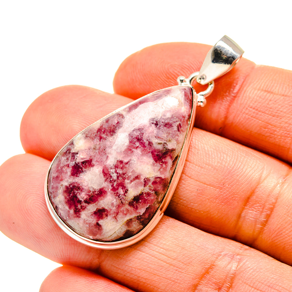 Lepidolite Pendants handcrafted by Ana Silver Co - PD753477
