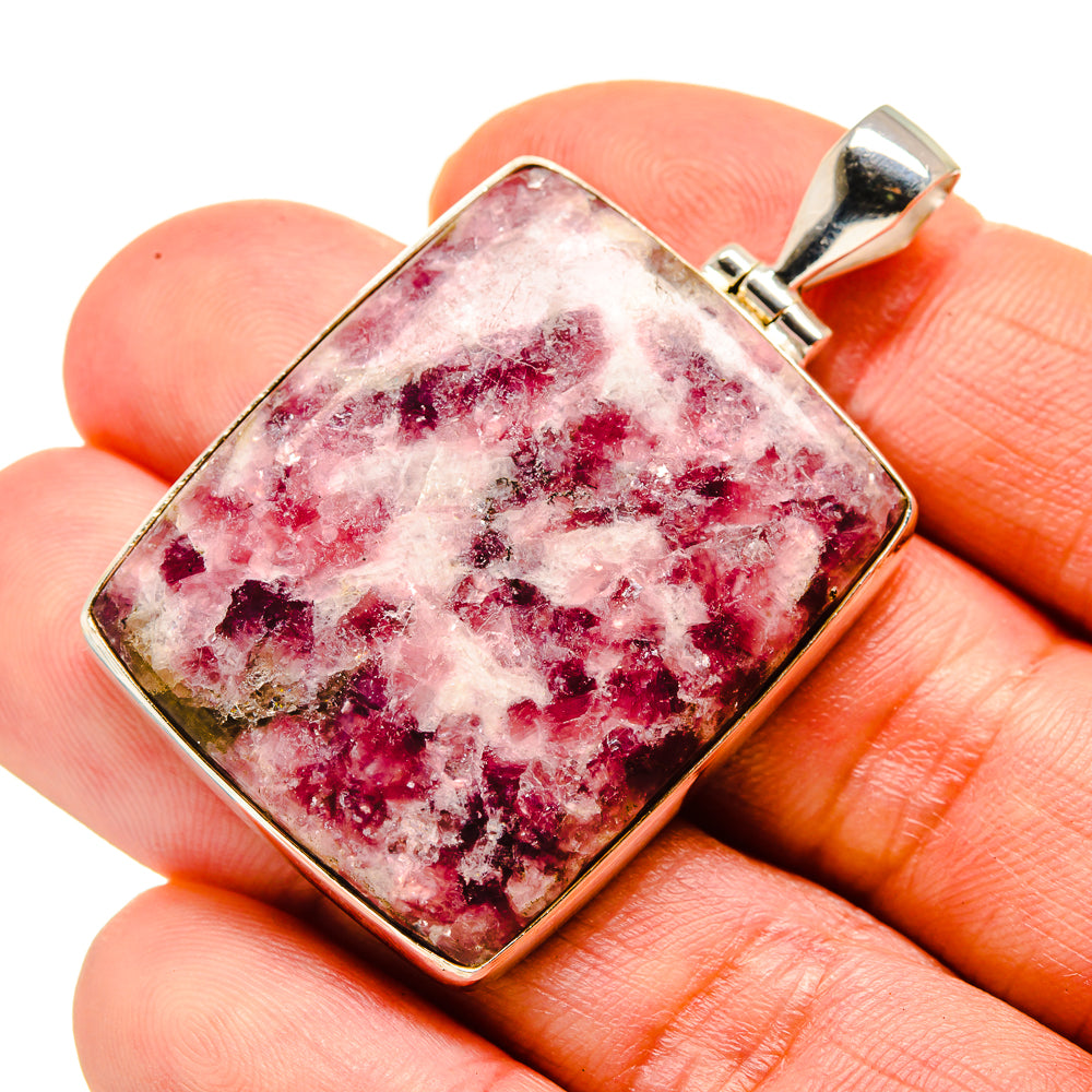 Lepidolite Pendants handcrafted by Ana Silver Co - PD753480