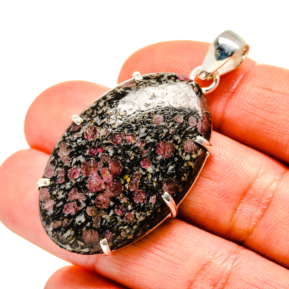 Russian Eudialyte Pendants handcrafted by Ana Silver Co - PD753482