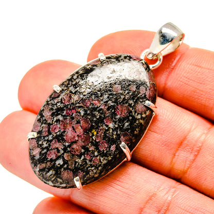 Russian Eudialyte Pendants handcrafted by Ana Silver Co - PD753482