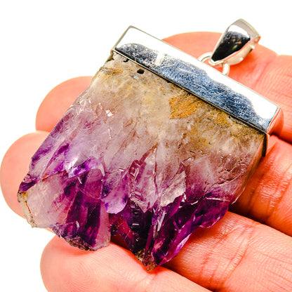 Amethyst Stalactite Pendants handcrafted by Ana Silver Co - PD753489