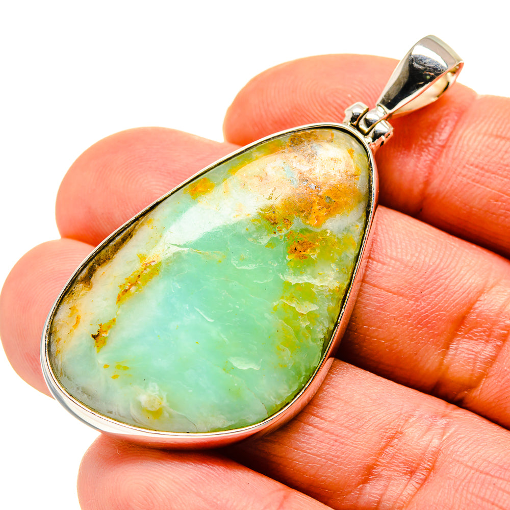 Peruvian Opal Pendants handcrafted by Ana Silver Co - PD753498