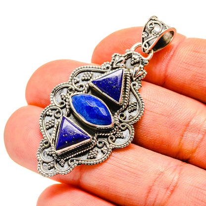Lapis Lazuli Pendants handcrafted by Ana Silver Co - PD753504