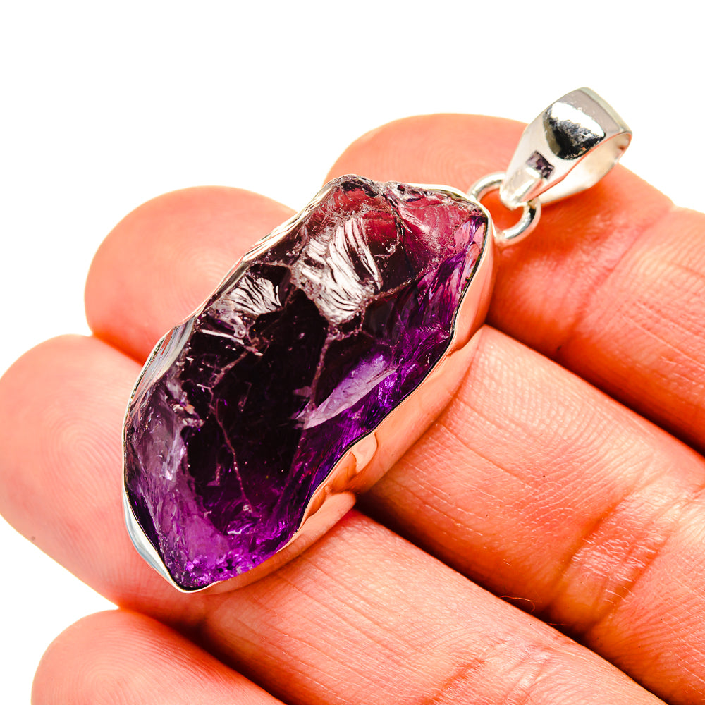 Amethyst Pendants handcrafted by Ana Silver Co - PD753515