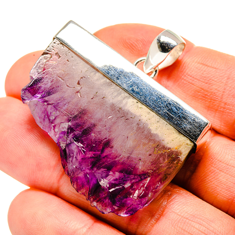 Amethyst Stalactite Pendants handcrafted by Ana Silver Co - PD753542