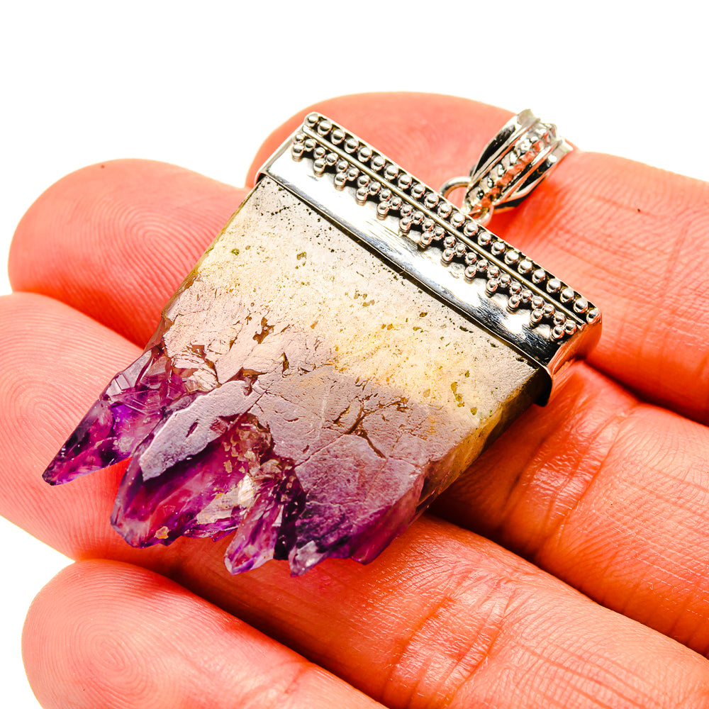 Amethyst Stalactite Pendants handcrafted by Ana Silver Co - PD753547