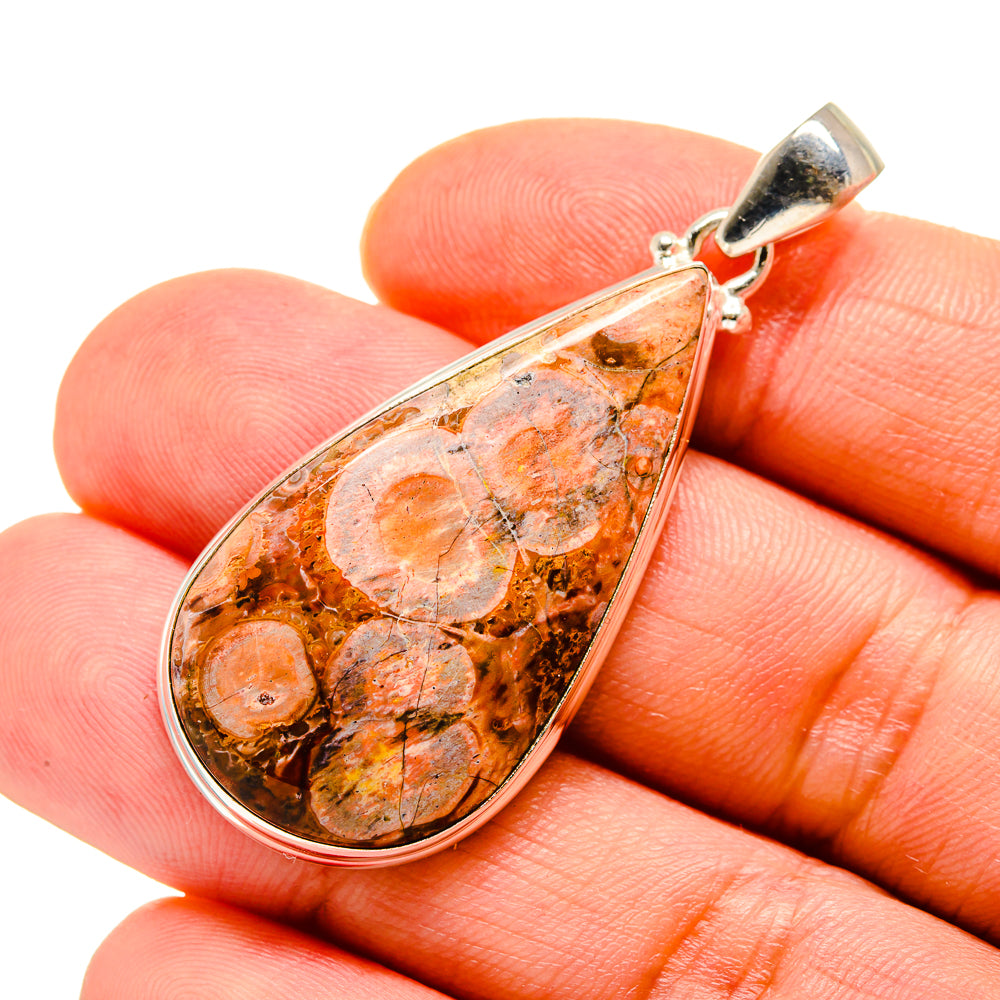 Poppy Jasper Pendants handcrafted by Ana Silver Co - PD753557