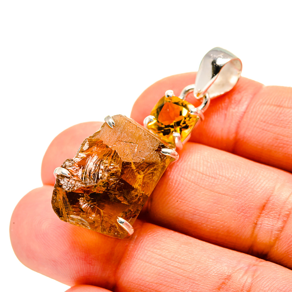 Citrine Pendants handcrafted by Ana Silver Co - PD753567