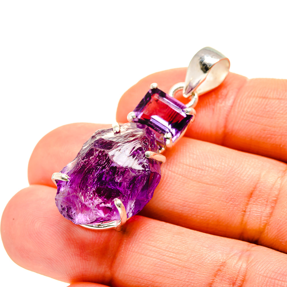 Amethyst Pendants handcrafted by Ana Silver Co - PD753568