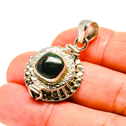 Bloodstone Pendants handcrafted by Ana Silver Co - PD753583