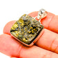 Spectro Pyrite Agate Pendants handcrafted by Ana Silver Co - PD753590