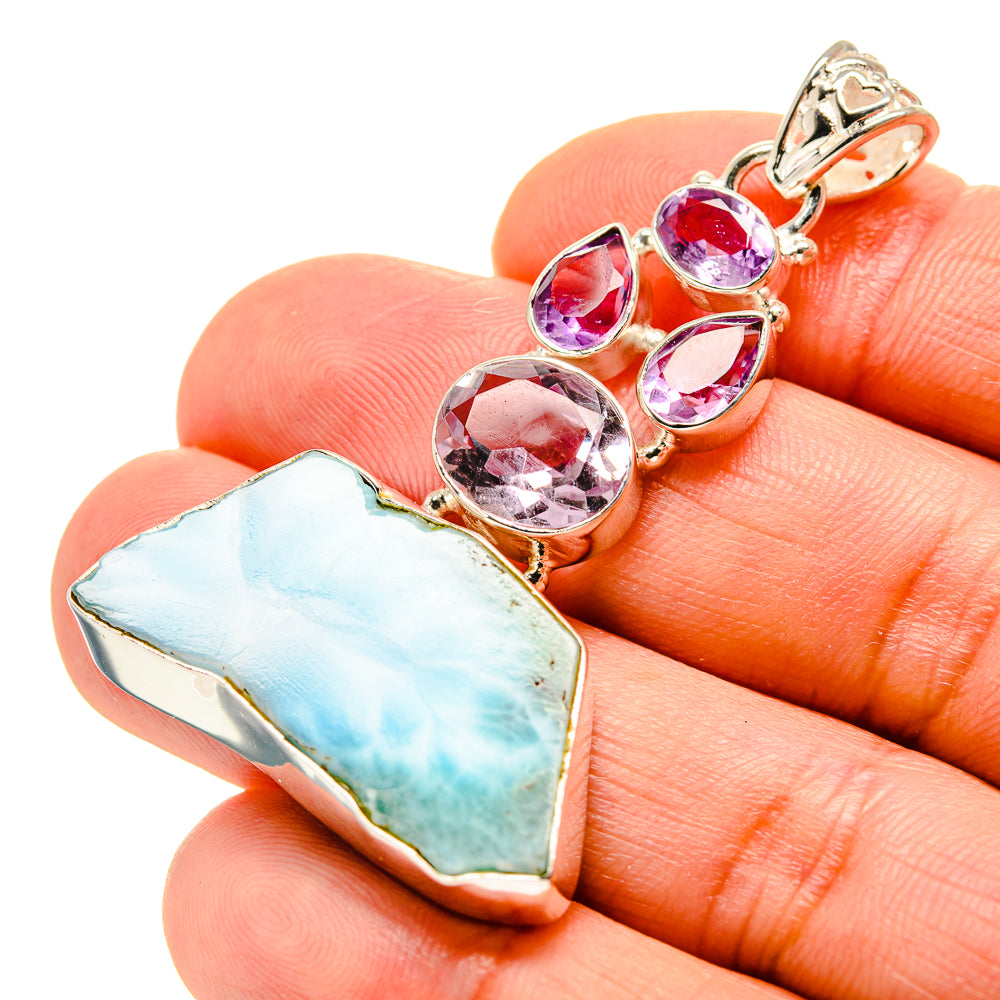 Larimar Pendants handcrafted by Ana Silver Co - PD753603