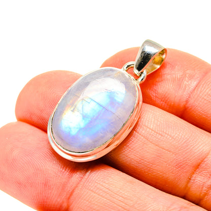 Rainbow Moonstone Pendants handcrafted by Ana Silver Co - PD753624