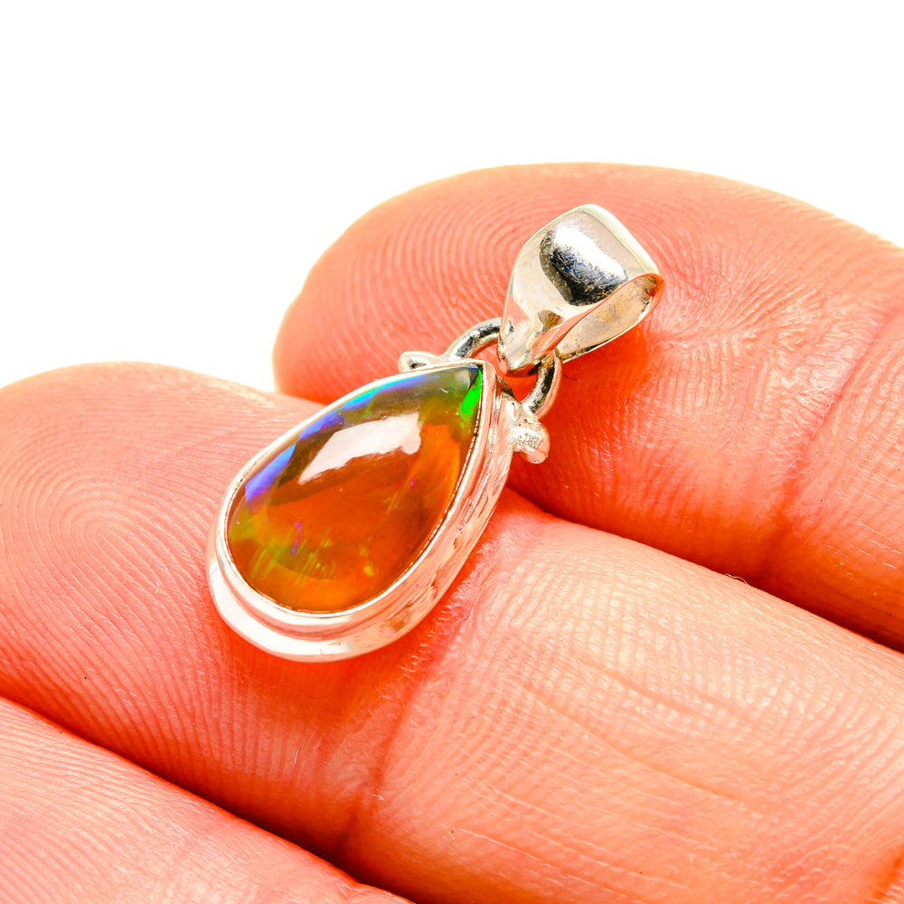 Ethiopian Opal Pendants handcrafted by Ana Silver Co - PD753643