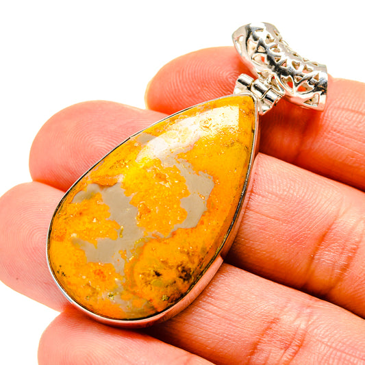 Bumble Bee Jasper Pendants handcrafted by Ana Silver Co - PD753683