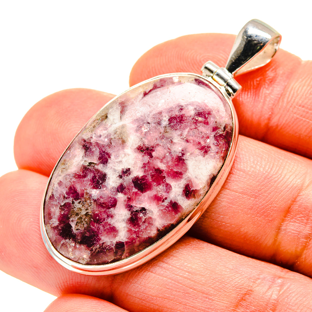 Lepidolite Pendants handcrafted by Ana Silver Co - PD753711