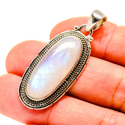 Rainbow Moonstone Pendants handcrafted by Ana Silver Co - PD753713