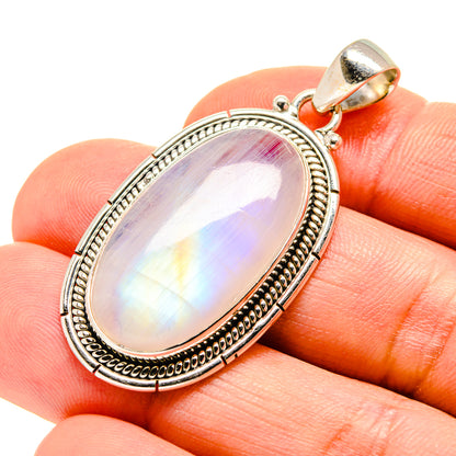 Rainbow Moonstone Pendants handcrafted by Ana Silver Co - PD753720