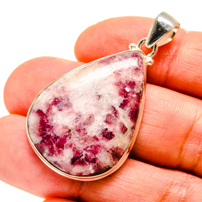 Lepidolite Pendants handcrafted by Ana Silver Co - PD753724