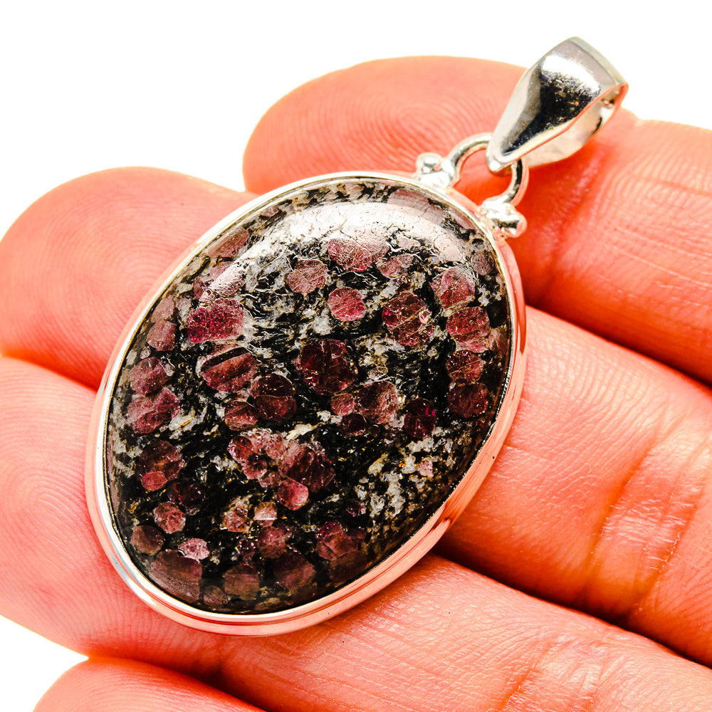 Russian Eudialyte Pendants handcrafted by Ana Silver Co - PD753725