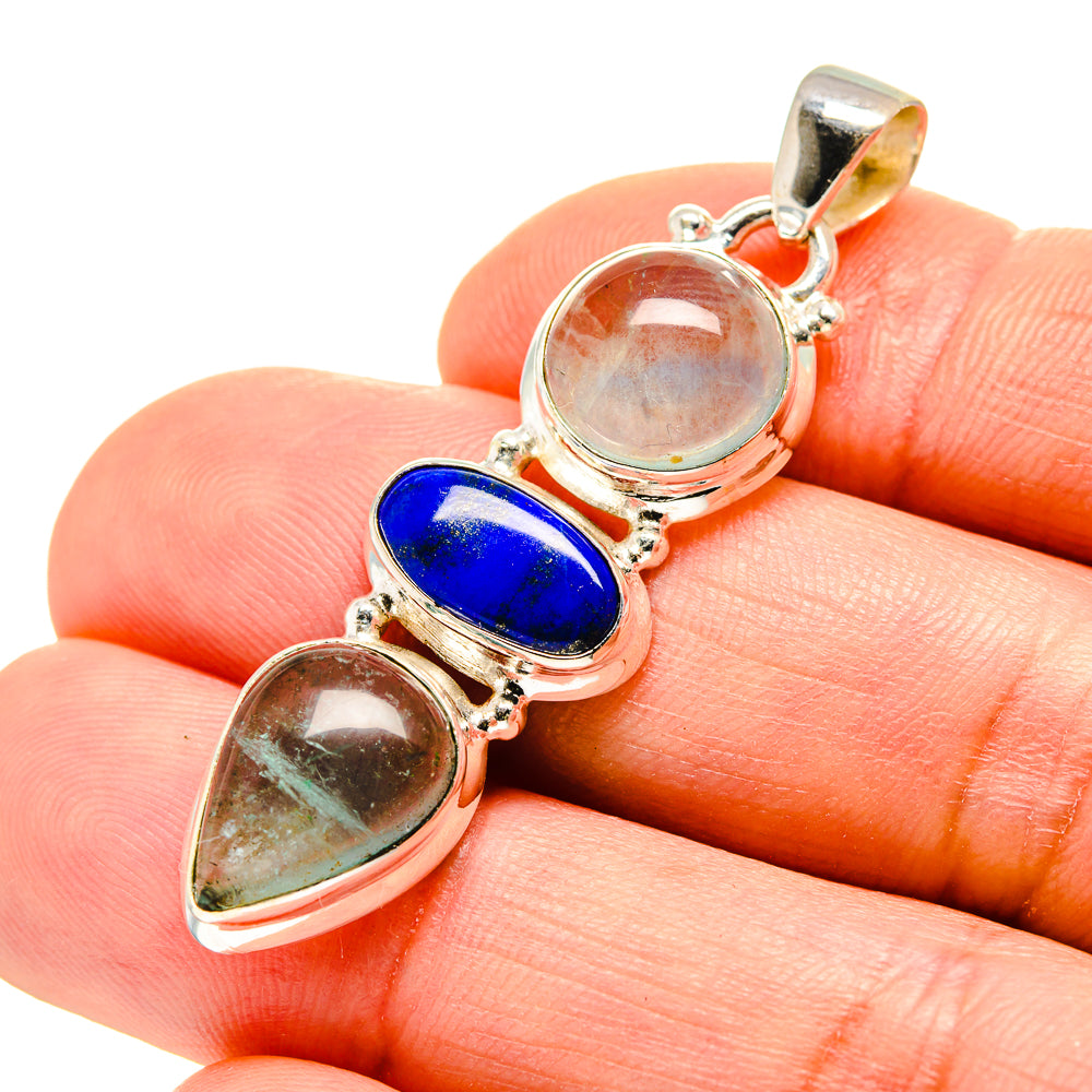 Green Fluorite Pendants handcrafted by Ana Silver Co - PD753736