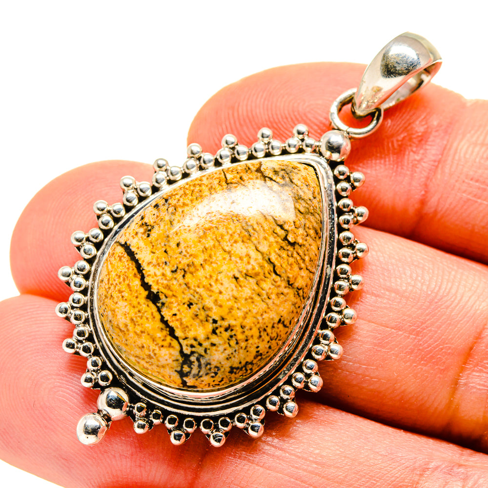 Picture Jasper Pendants handcrafted by Ana Silver Co - PD753749