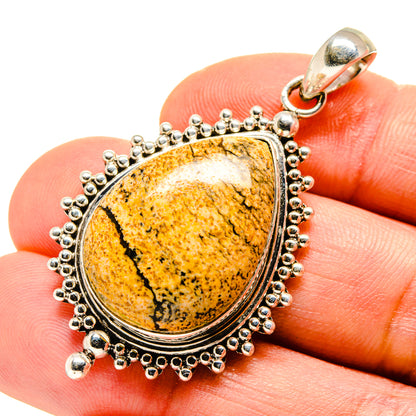 Picture Jasper Pendants handcrafted by Ana Silver Co - PD753749