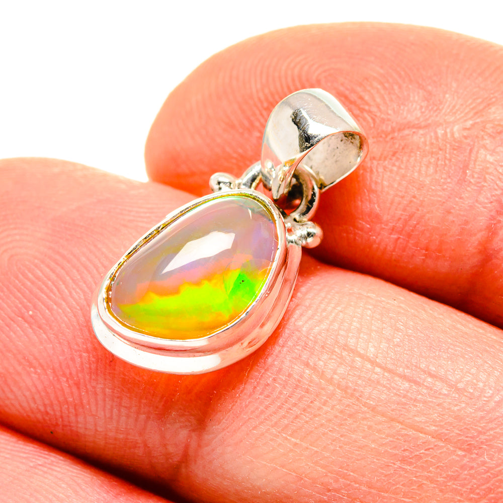 Ethiopian Opal Pendants handcrafted by Ana Silver Co - PD753756