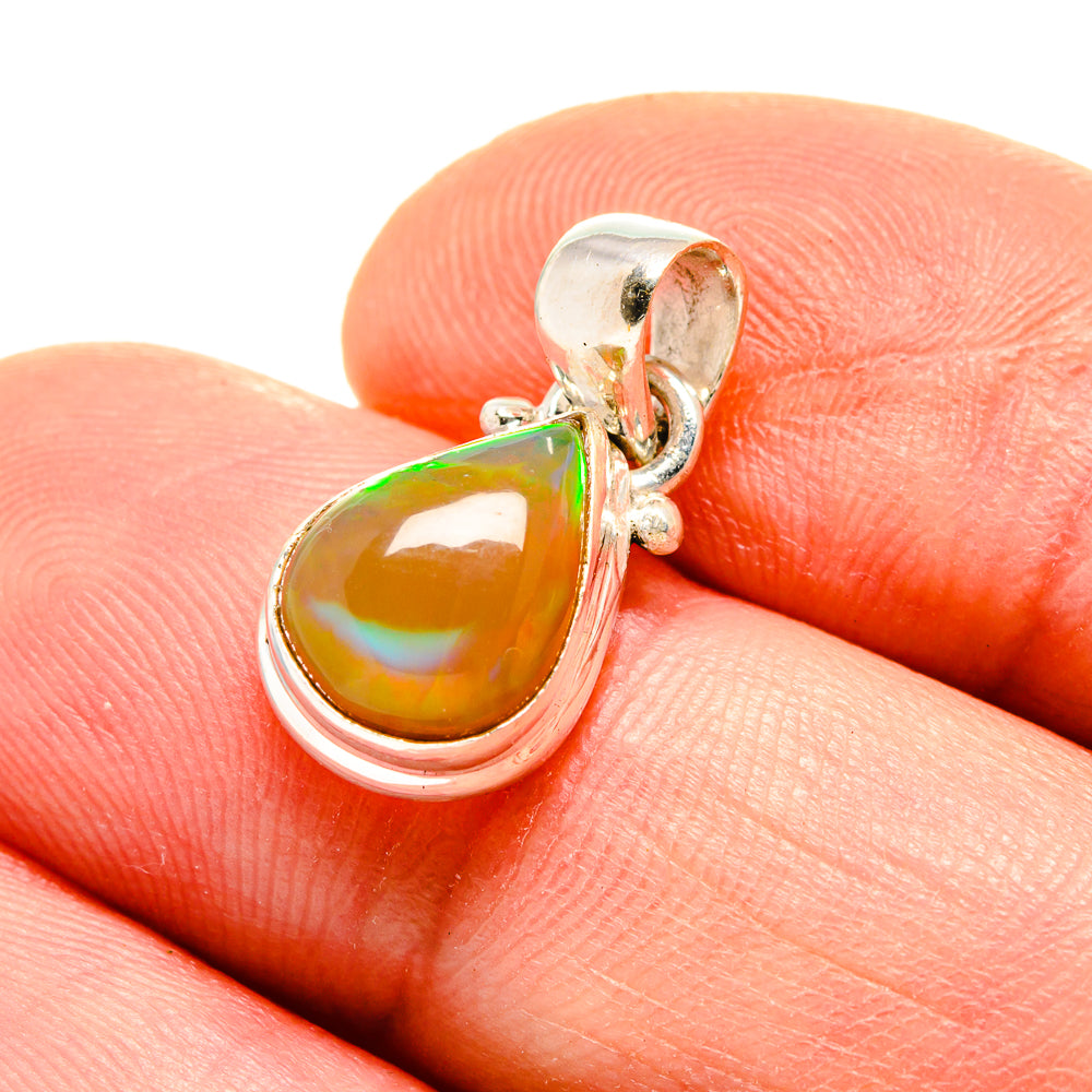 Ethiopian Opal Pendants handcrafted by Ana Silver Co - PD753757
