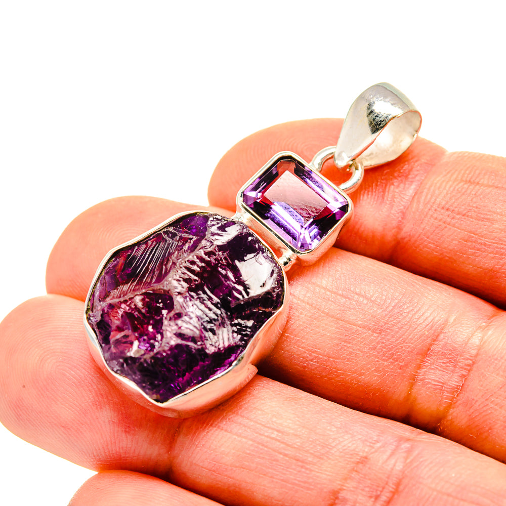 Amethyst Pendants handcrafted by Ana Silver Co - PD753785